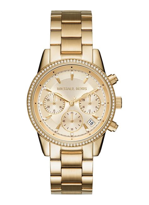 michael kors gouden horloge dames|michael kors heren.